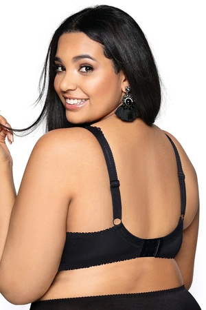 Mat 053/22 Carmela Big Biustonosz usztywniany, czarny