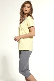 Cornette 446/228 Sylvia Nocna piżama, żółty