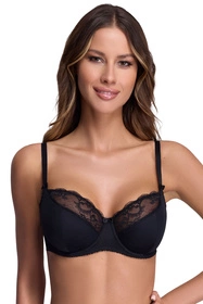 Ava 2110 Azalea Maxi Biustonosz półusztywniany, black