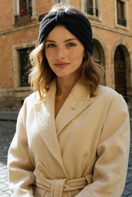 Vivisence 70116 Nakrycie głowy opaska, czarny