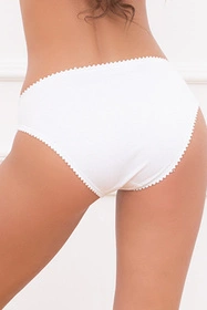 Italian Fashion Gina midi Majtki figi, biały