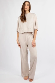 Dkaren DK-K-B20 Komplet bluza+spodnie, ecru