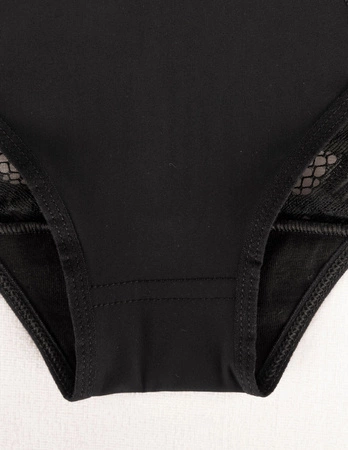 Wol-Bar Slimea 3-pak Majtki wysokie figi, czarny