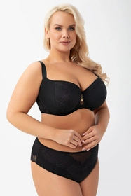 Gorsenia K962 Erato Biustonosz balkonetka, czarny