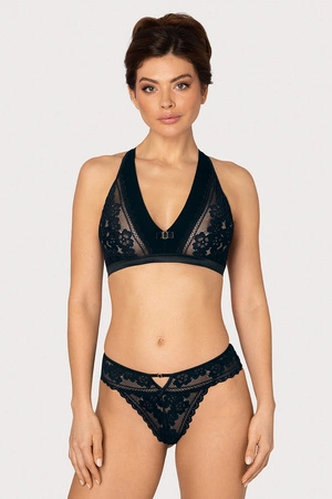 Róża Gizela top Biustonosz braletka, czarny