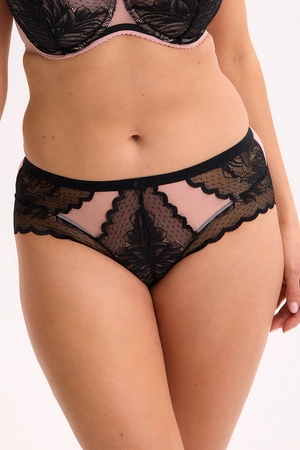 Gaia 1308P Amara Majtki figi, czarno-różowy