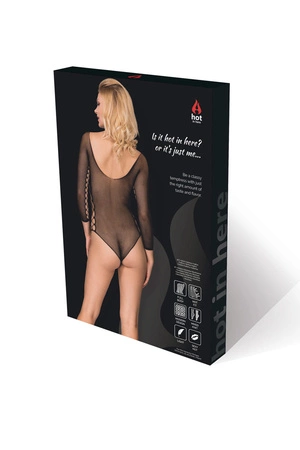 Hot in Here Taste me Body sexy, czarny