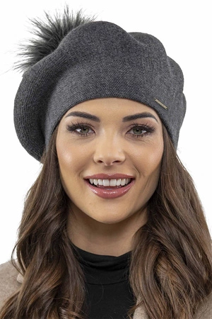 Vivisence 7035 Nakrycie głowy beret, ciemnoszary