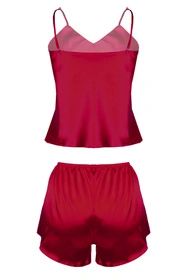 Dkaren Karen Nocna komplet top + szorty, bordo