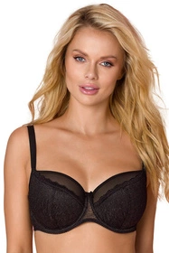 Vena VB-323 Biustonosz półusztywniany, czarny