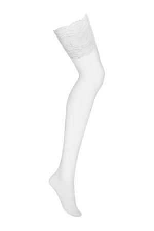 Obsessive 810-STO-2 Wyrób pończoszniczy pończochy do pasa, biały