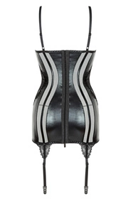 Beauty Night Marilyn chemise BN6514 Nocna komplet koszulka + stringi, black