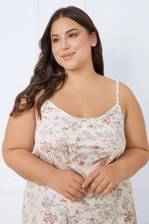 Italian Fashion Solita ws.r. Nocna koszula, druk/kremowy