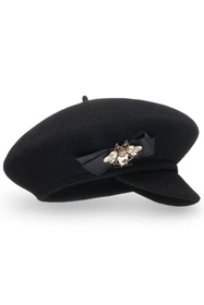 Vivisence 7063 Nakrycie głowy kaszkiet, czarny