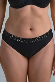 Vivisence 3230M Kostium kąpielowy figi, czarno-srebrny