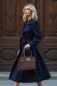 Vivisence T0016 Torebka do ręki, brązowy