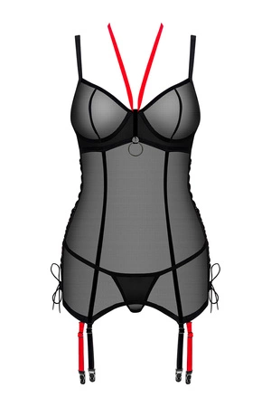Obsessive Glandez corset Gorset sexy, czarny