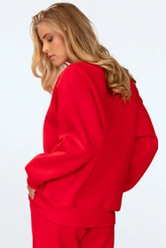 Dkaren Rehema-Kpl Komplet bluza+spodnie, czerwony