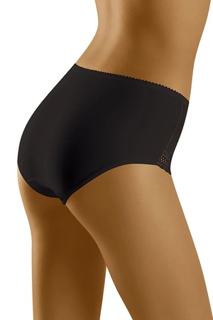 Wol-Bar Roma Majtki wysokie figi, czarny