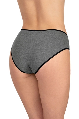 Vivisence 4016 3-pack Majtki figi, gumka czarna: grafit