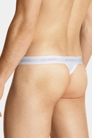 Atlantic MP-1572 Sport string Majtki stringi, biały