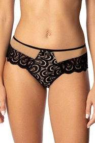 Róża Saraja Majtki stringi, czarny