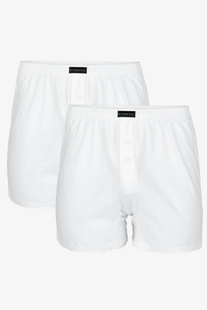 Atlantic 2BMB-003 Majtki bokserki, bia�y