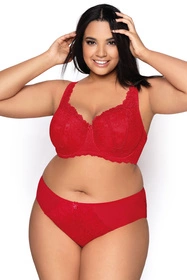 Mat 053/22 Carmela Big Biustonosz usztywniany, czerwony