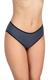 Vivisence 4016 5-pack Majtki figi, gumka czarna: granat