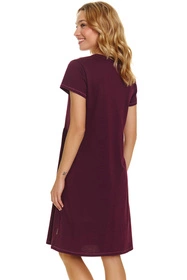 Doctor Nap TCB.5336 Nocna koszula, burgundy