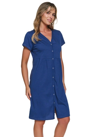 Doctor Nap TCB.7547 Nocna koszula, indigo blue