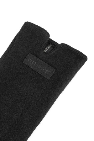 Vivisence 7213 Rękawiczki dzianinowe, black