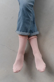 Steven 066 Comet 3D Skarpety za kostkę, różowy 003