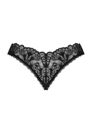 Obsessive Donna Dream crotchless thong Majtki stringi otwarte, czarny