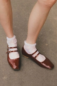 Fiore Ismena I1100 Wyrób pończoszniczy skarpetki, white