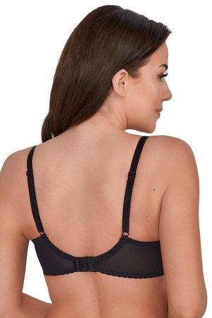 Gaia 534 Chantal Biustonosz miękki, czarny ażur