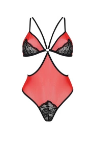 Passion Peonia body Body sexy, red