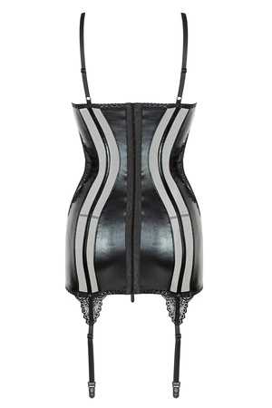 Beauty Night Marilyn chemise BN6514 Nocna komplet koszulka + stringi, black