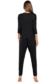 Italian Fashion Styl r.3/4 dł.sp. Dres homewear, czarny