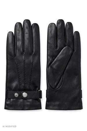 Vivisence MR7204 Rękawiczki skórzane, black