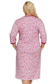 Doctor Nap TB.7559 Nocna koszula, fuchsia meadow