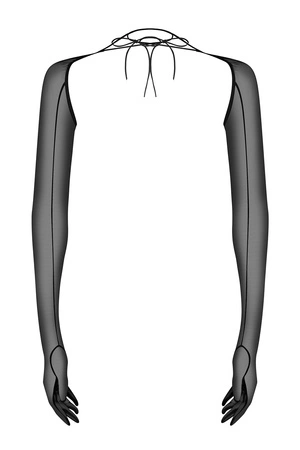 Obsessive Euphori gloves Akcesoria erotyczne rękawiczki, black