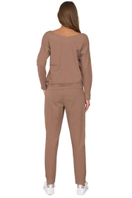 Italian Fashion Karina dł.r. dł.sp. Dres homewear, camel