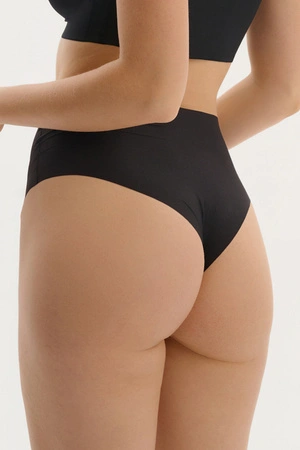 Julimex Mousse Brasil Maxi Majtki wysokie brazyliany, czarny