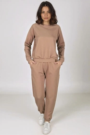 Vivisence 9204kmpl Komplet bluza+spodnie, beżowy