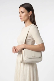 Vivisence OUTLET T0025 Torebka na ramię, ecru
