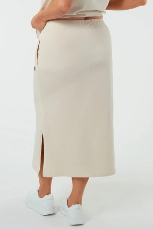 Italian Fashion Stella maxi Spódnica dresowa, beż