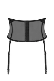 Obsessive Serena Love garter belt Pas do pończoch wysoki, czarny