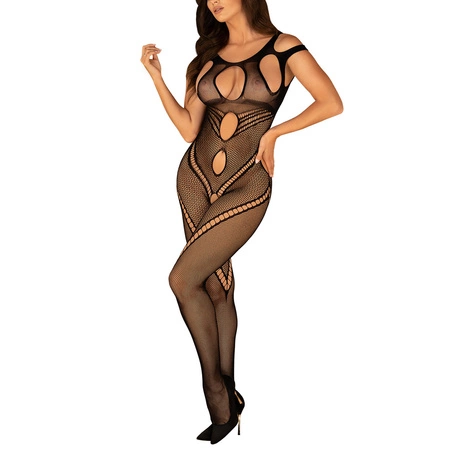 Obsessive G322 bodystocking Body bodystocking, czarny