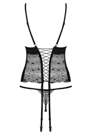 Obsessive Sharlotte corset Gorset sexy, czarny